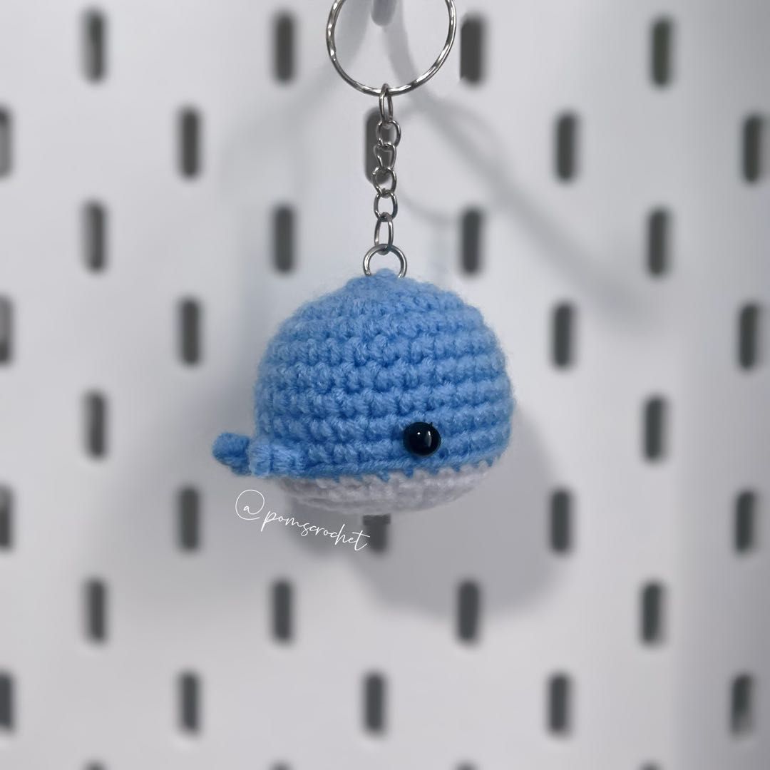 Whale keychain on sale