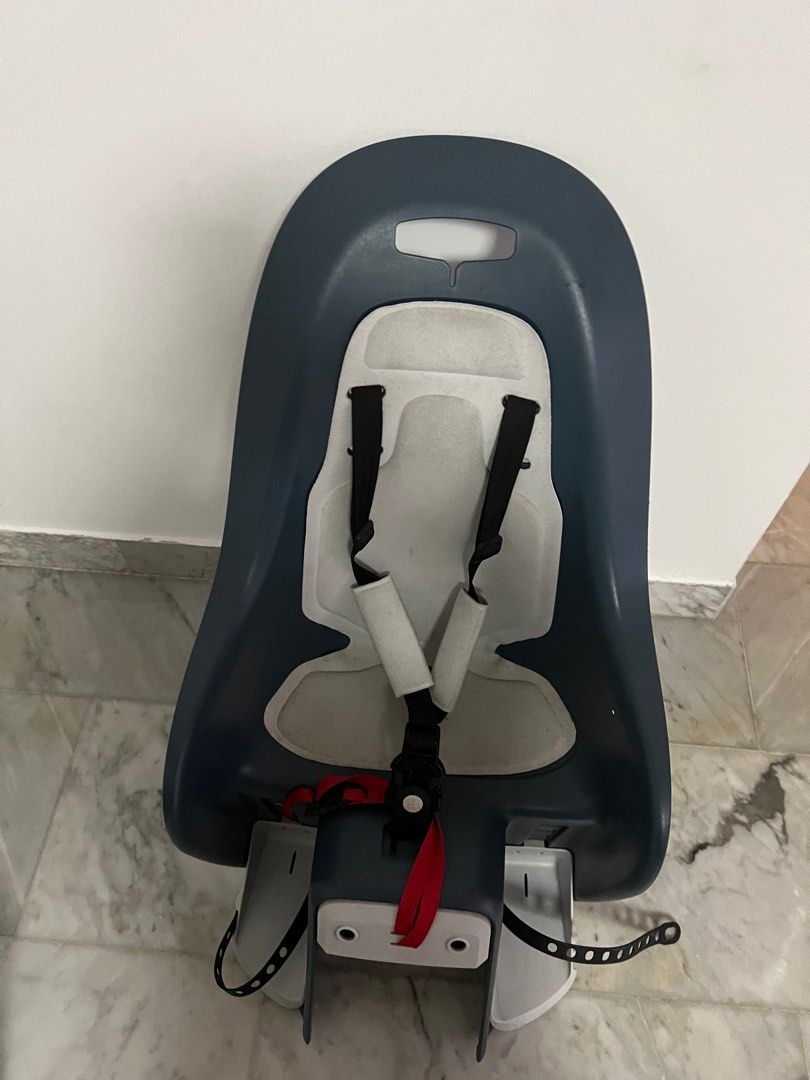 Decathlon child seat for bicycles Elop 100 Pannier rack blue , Babies