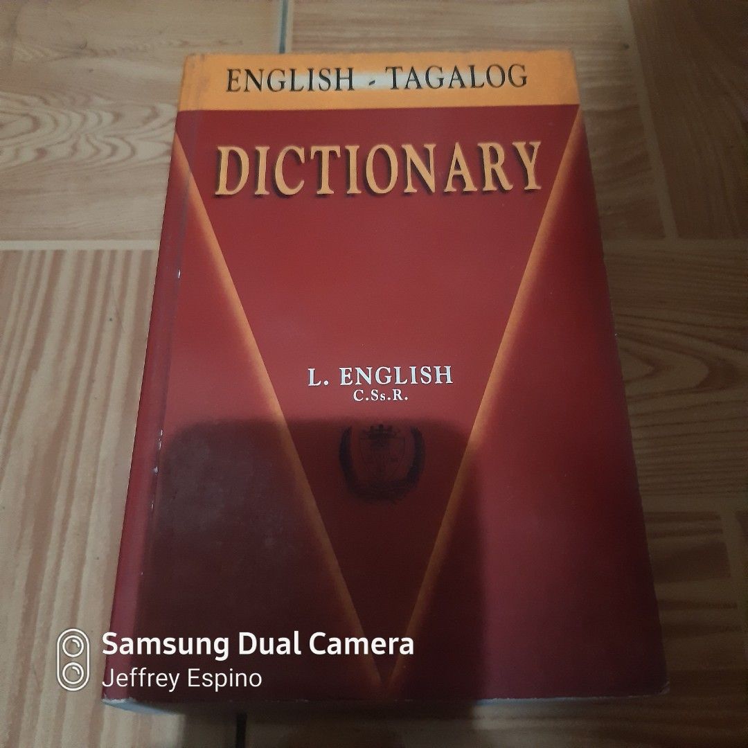 Dictionary English Tagalog, Hobbies & Toys, Books & Magazines