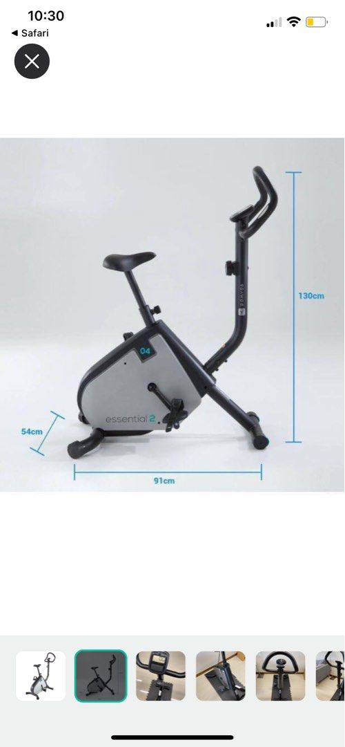 domyos essential 2 exercise bike