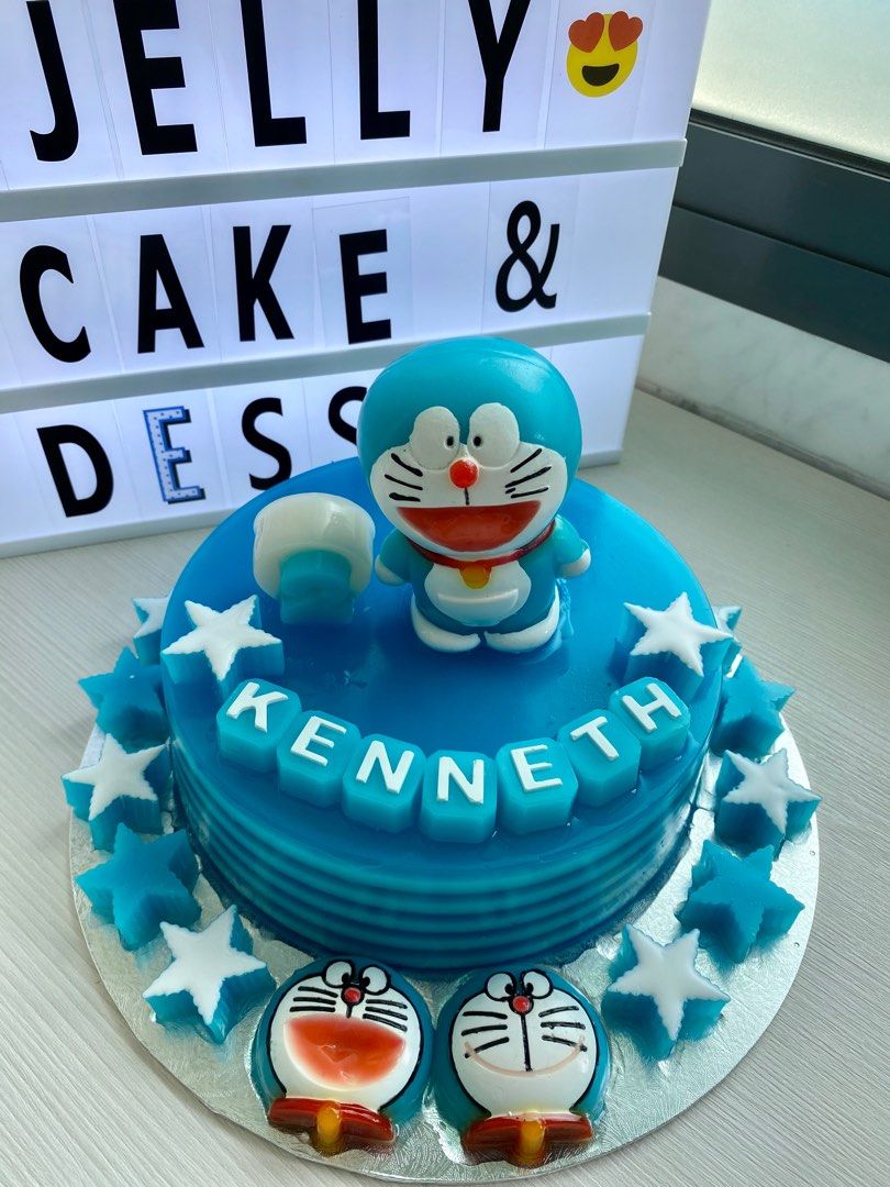 Cartoon Doraemon Cake Topper Hiasan Kek Doraemon - by Azim Bakery BCH Rawang