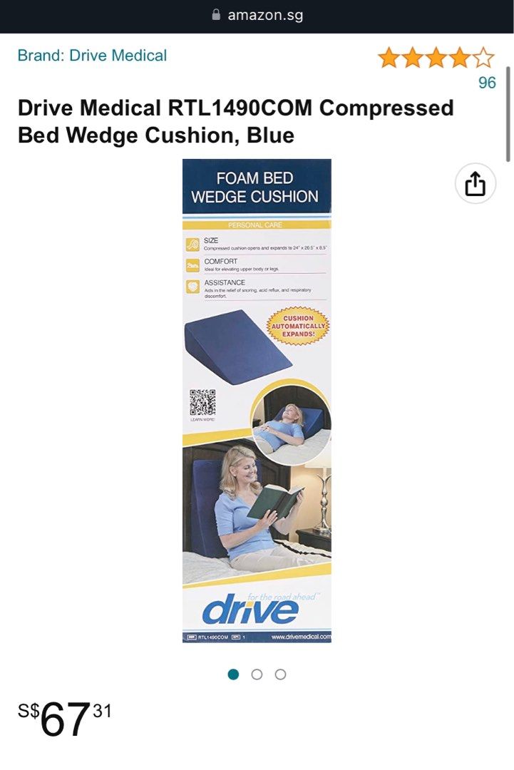 Drive medical outlet wedge pillow