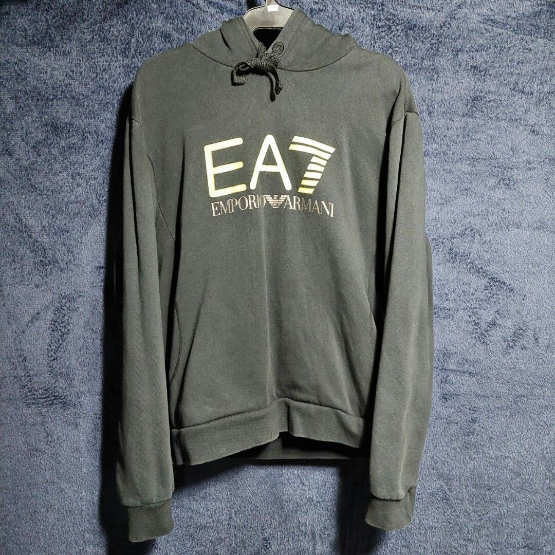 Emporio Armani hoodie, Men's Fashion, Tops & Sets, Hoodies on Carousell