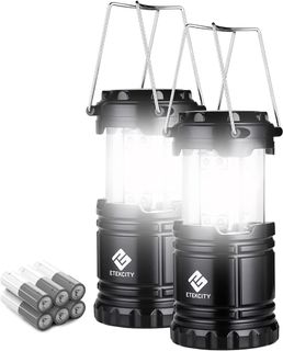 Vont 2 Pack LED Camping Lantern, Super Bright Portable Survival Lanterns,  Must Have During Hurricane, Emergency, Storms, Outages, Original  Collapsible Camping Lights/Lamp (Batteries Included)