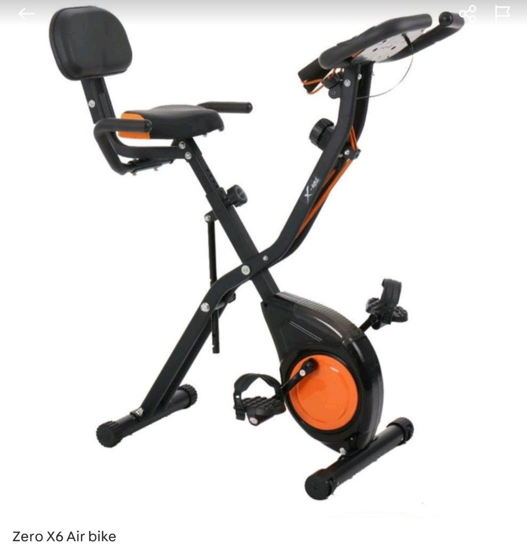 Foldable Zero X6 fitness bike gym bike, Sports Equipment, Exercise & Fitness, Cardio & Fitness