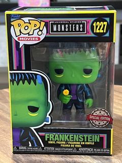 Frankenstein Funko Pop Black Light (Monsters, Limited Edition, Exclusive, Vinyl, Figurine, Adam Family, Wednesday)