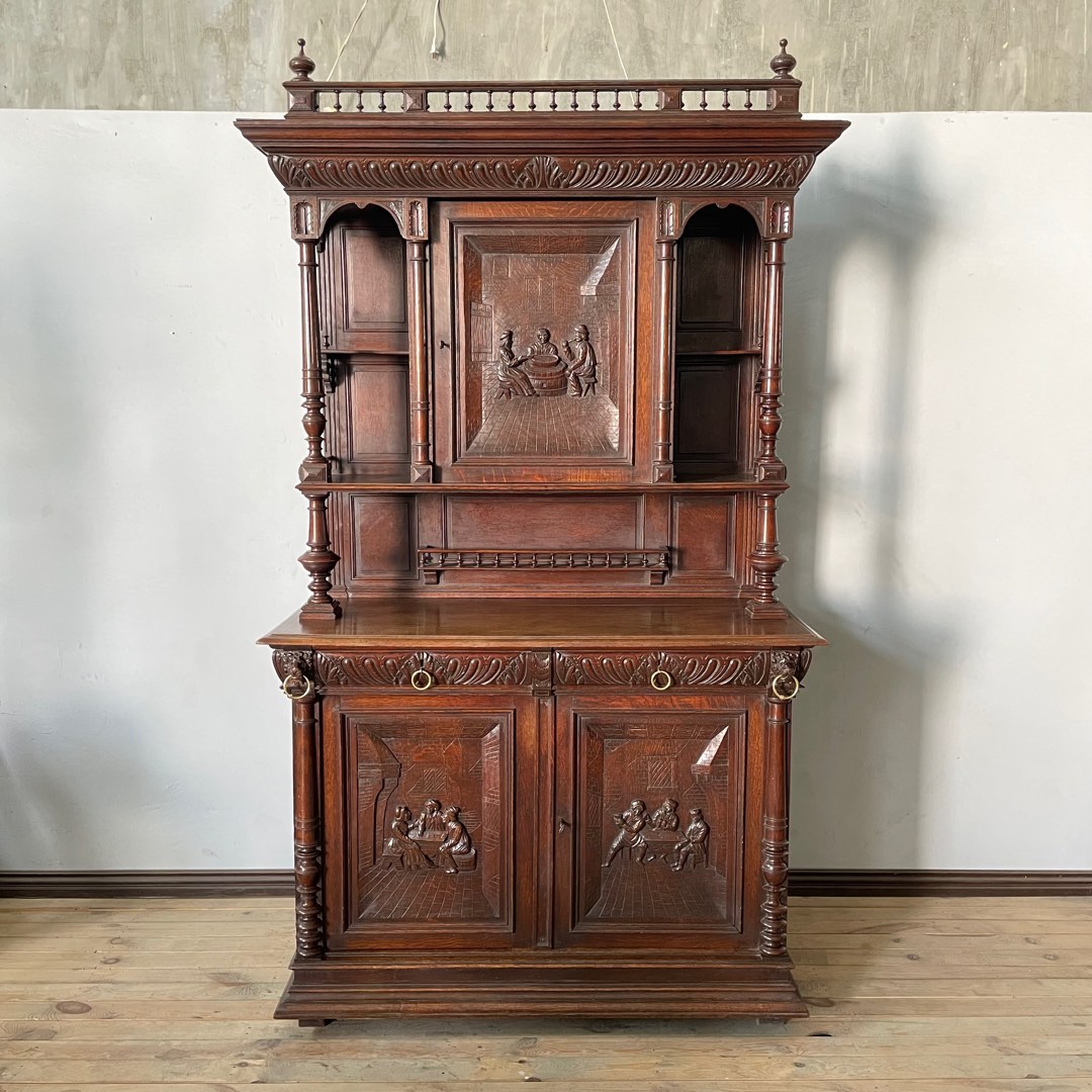 French oak cupboard, Furniture & Home Living, Furniture, Other Home