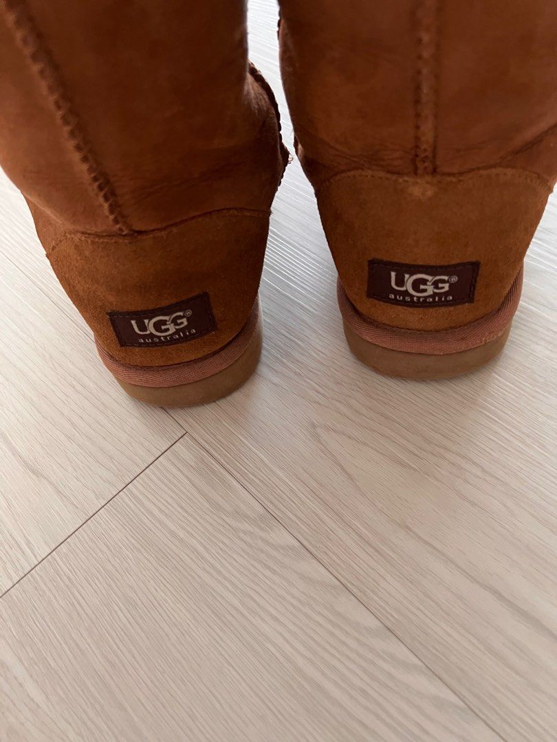 Fur lined leather ugg boots cheap