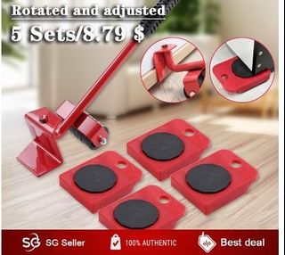 Furniture Lifter Mover Tool Transport Lifter Moving Wheel Roller Bar Hand Tools - View #12