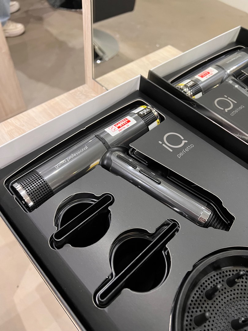 GAMA PROFESSIONAL IQ PERFETTO HAIRDRYER (BLACK), Beauty & Personal Care ...
