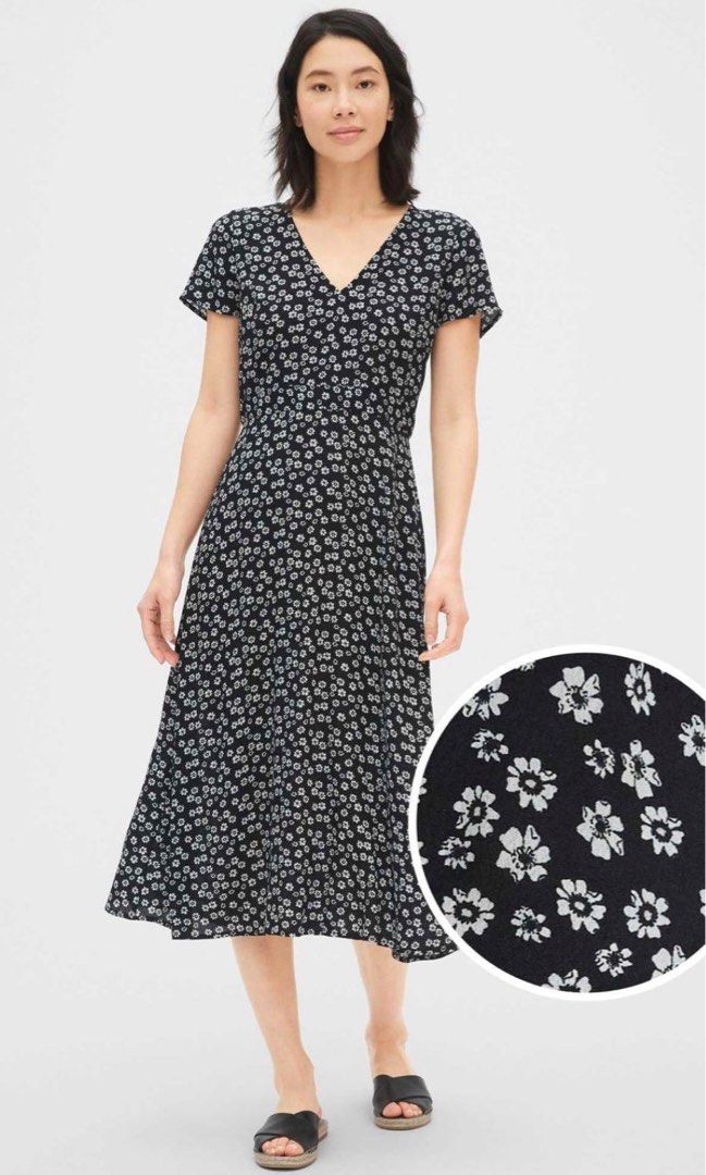 Gap midi 2024 wrap dress