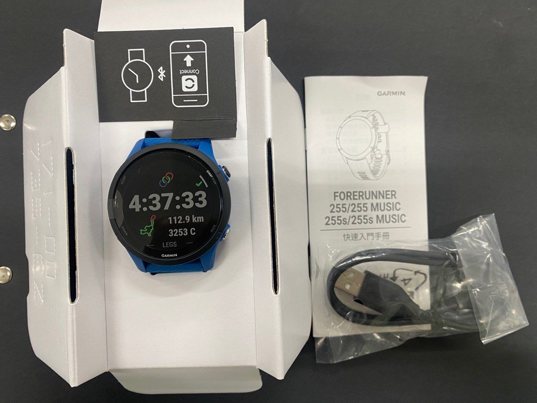 GARMIN FORERUNNER 255 全新, 手機及配件, 智慧穿戴裝置及智慧手錶在