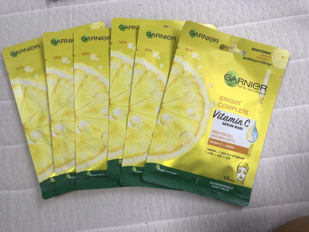 Garnier Facial Serum Mask, Beauty & Personal Care, Face, Face Care on