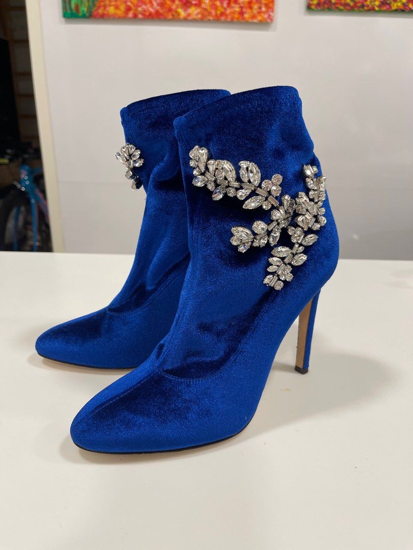 Giuseppe zanotti top velvet boots