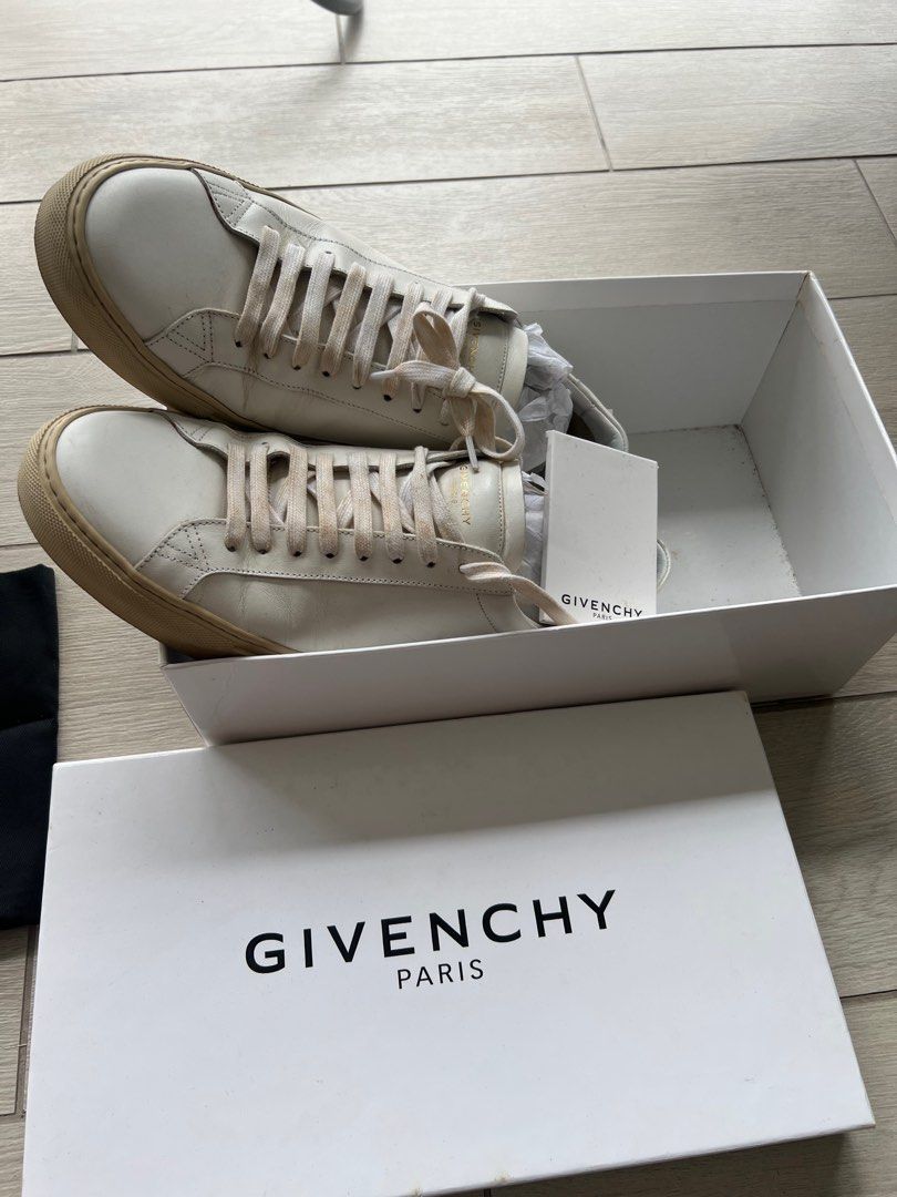 Mens givenchy top white sneakers