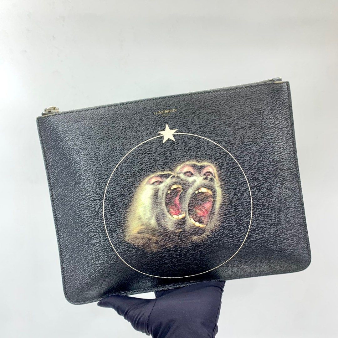 Givenchy monkey outlet clutch