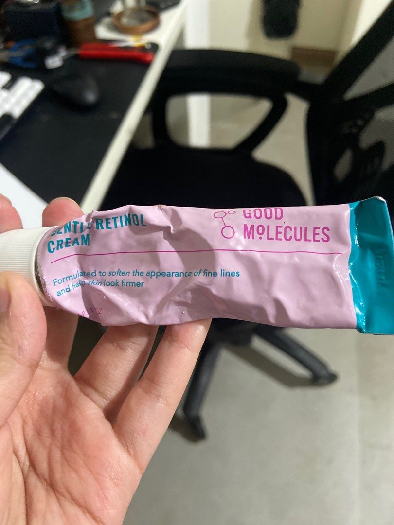 Good molecules retinol (Category: Face Care) located in San Fernando. Submitted by ThrifinityandBeyond (Listing ID 1222619670, Image 1). Description: Bought for 700 Usually soldout and sold for a higher price.