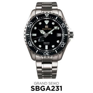 Grand Seiko Sport Collection Spring Drive Zaratsu Polished Quartz Titanium  Watch SBGA231