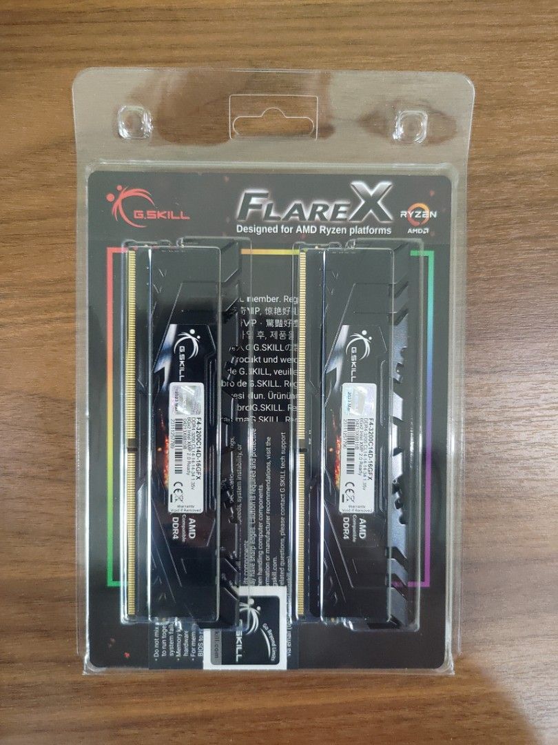 G.Skill Flare X DDR4 CL14 3200mhz RAM