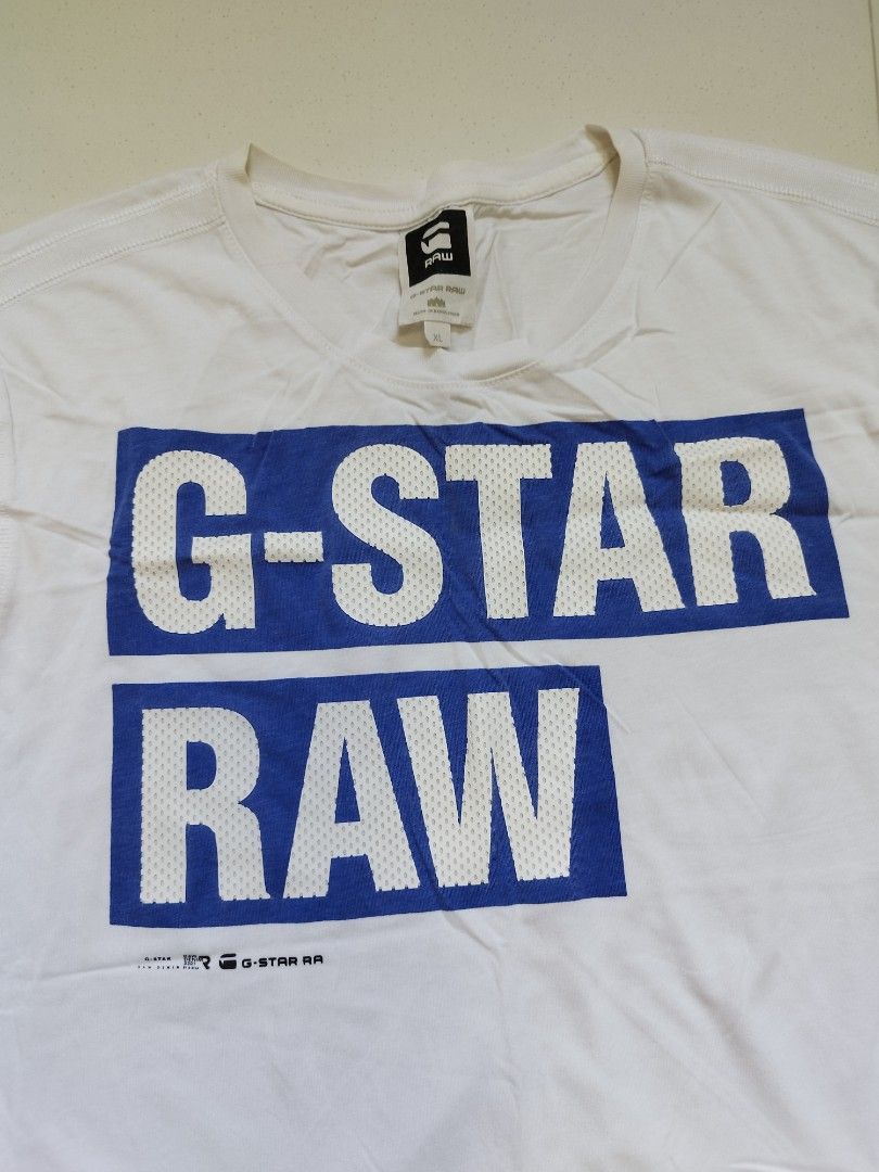 g star raw white t shirt