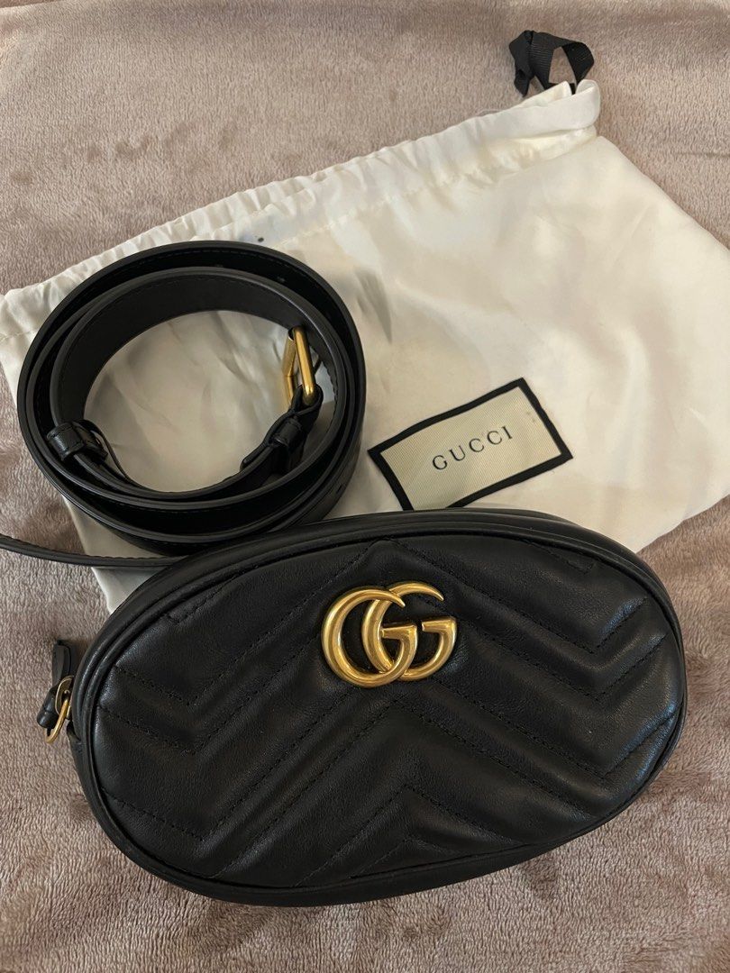 Gg marmont belt discount bag