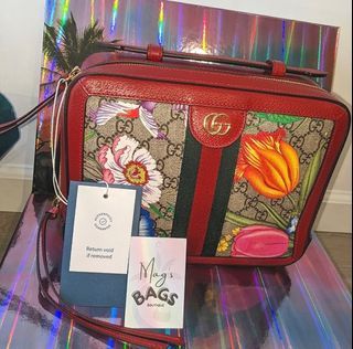 Gucci Ophidia Flora Supreme Monogram Bag