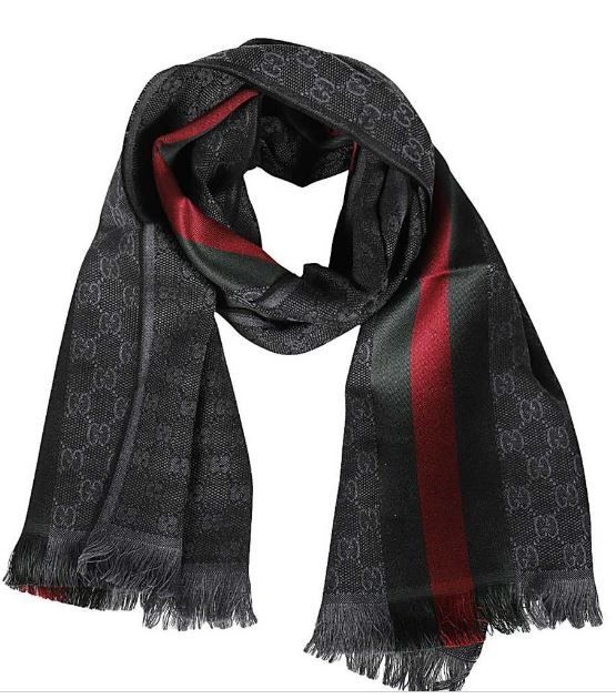 Gucci verbier wool & silk scarf discount