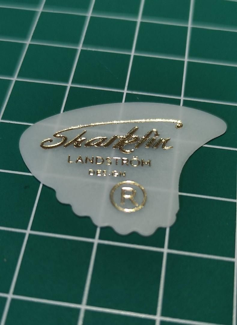Sharkfin Landstrom Goldprint & Relief Plectrums - Bag Of 6 Picks - Foto 11