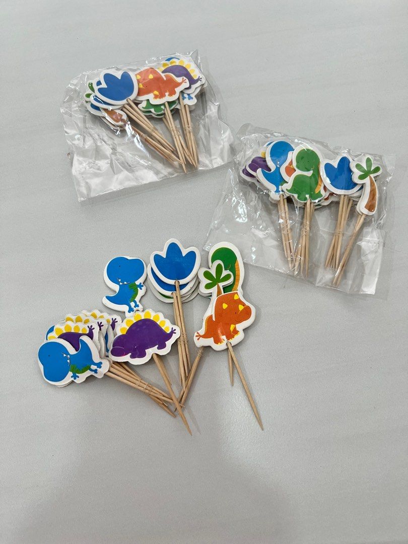 Happy Birthday Cupcake Topper for Kids Boys and Girls Cupcake Hiasan