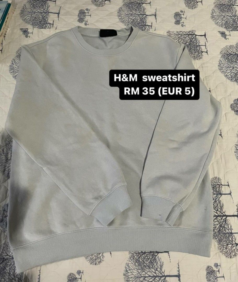 H M sweatshirt men s section bought by a woman Men s Fashion
