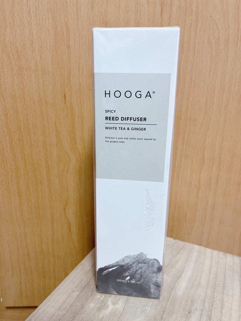 Hooga Reed Diffuser (White Tea & Ginger), Furniture & Home Living, Home
