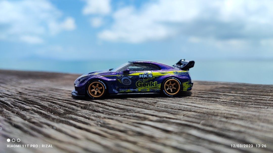 Hotwheels Custom Nissan R35 LBWK, Hobbies & Toys, Toys & Games on Carousell