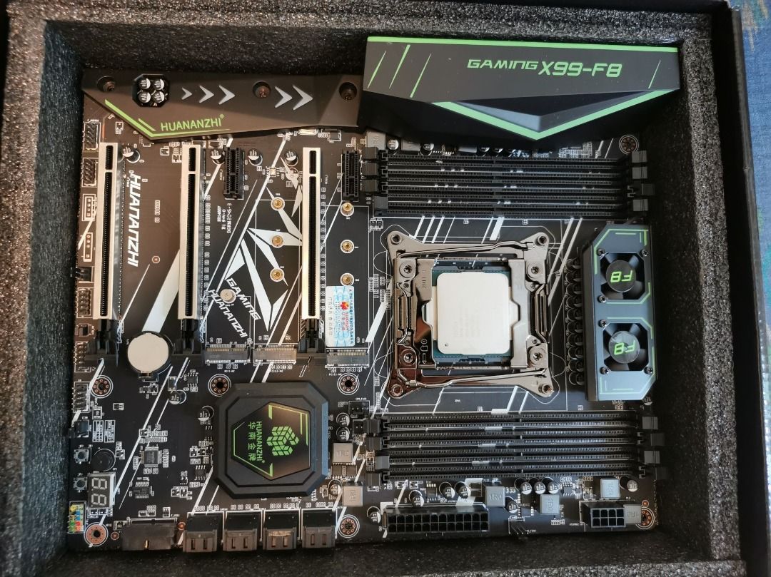 Huananzhi X99 Motherboard + Xeon QFS0 (Xeon 12-core, 24 threads ...