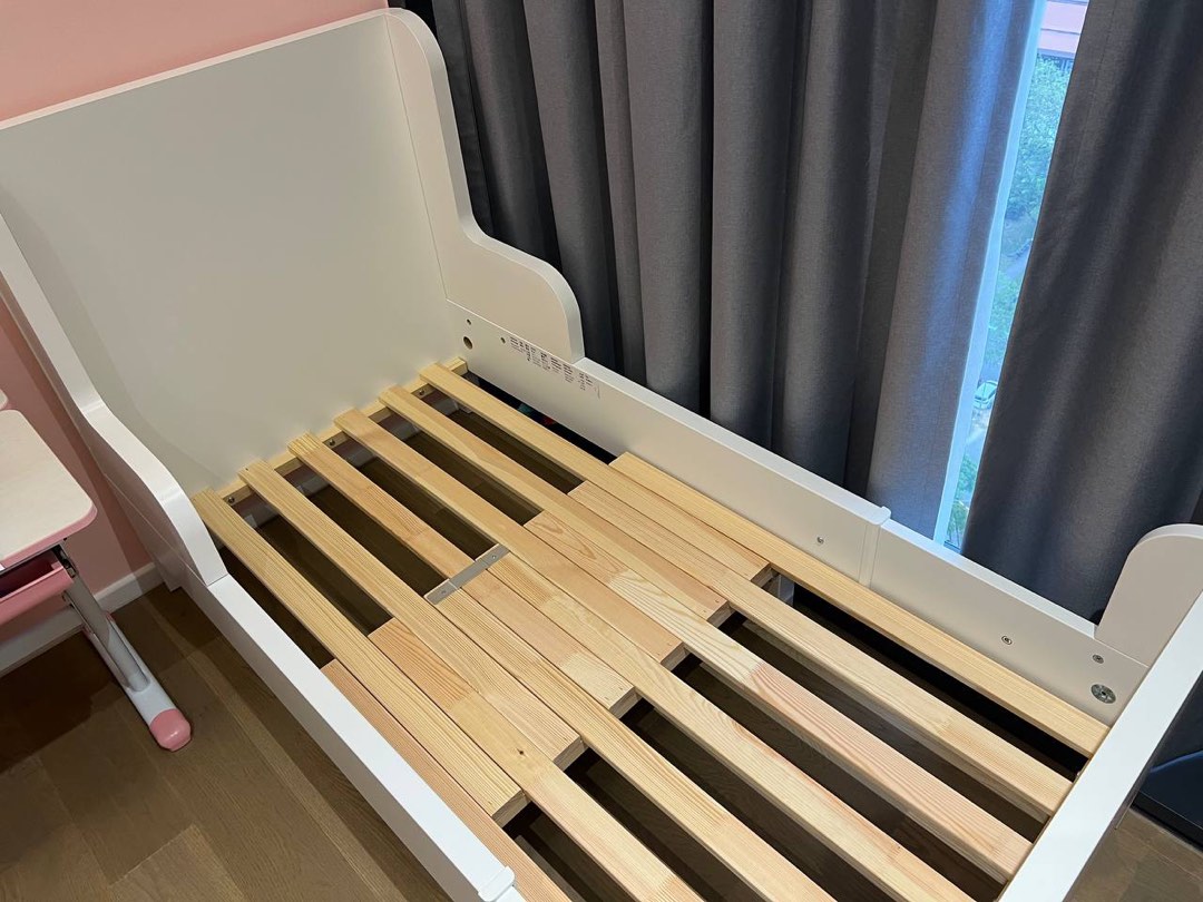 IKEA extendable bed frame, Babies & Kids, Baby Nursery & Kids Furniture