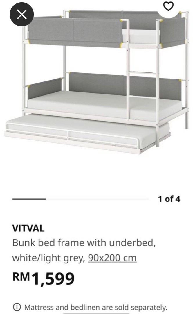 Vitval online under bed