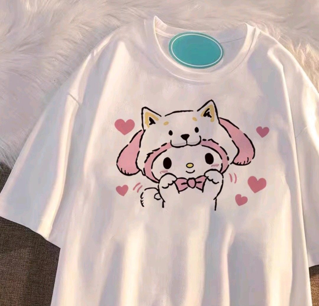 🤍INSTOCK🤍 sanrio graphic tees (t-shirt tshirt top cute