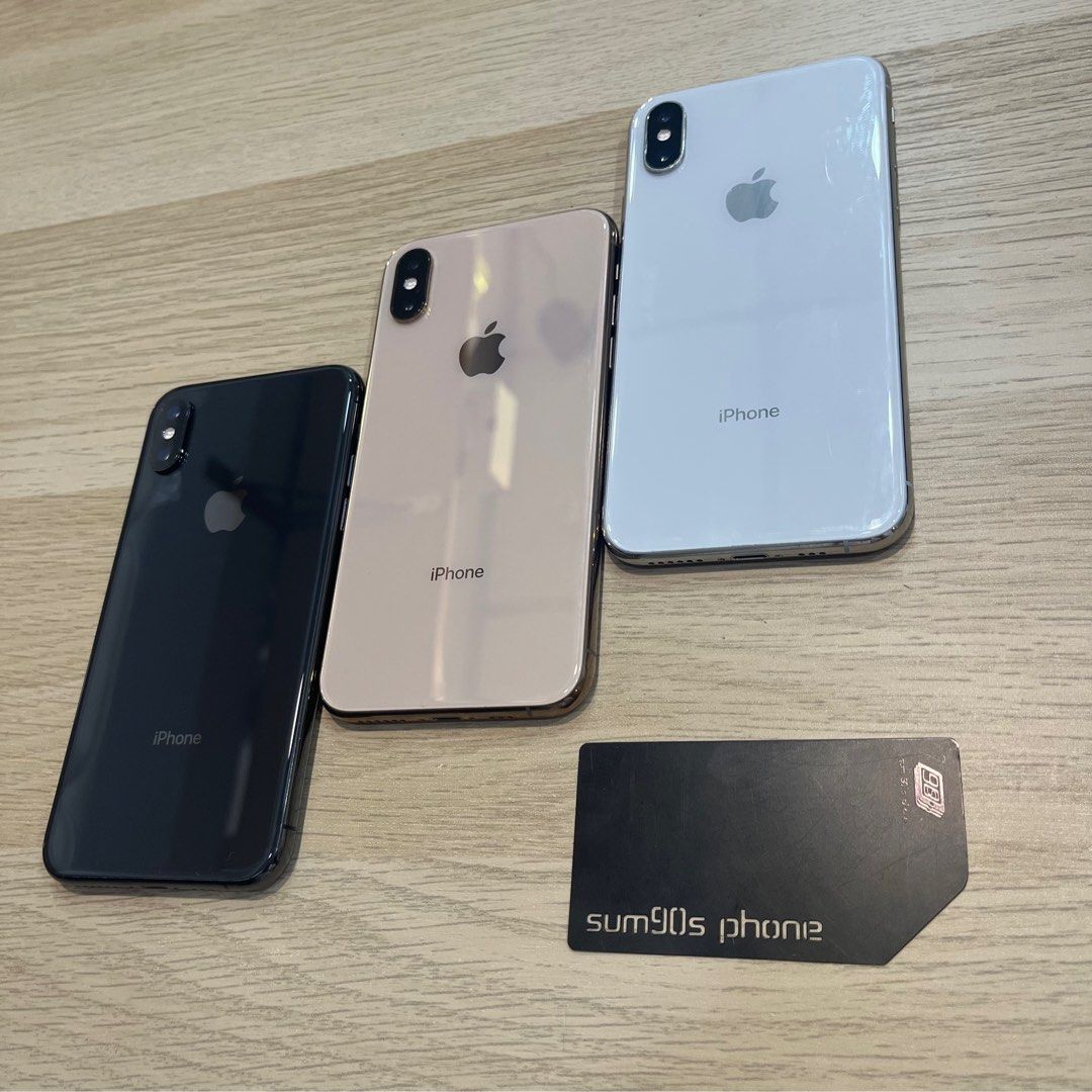 iPhone XS Max 256GB 香港版Nano SIM2枚同時使用可能 スマホ 