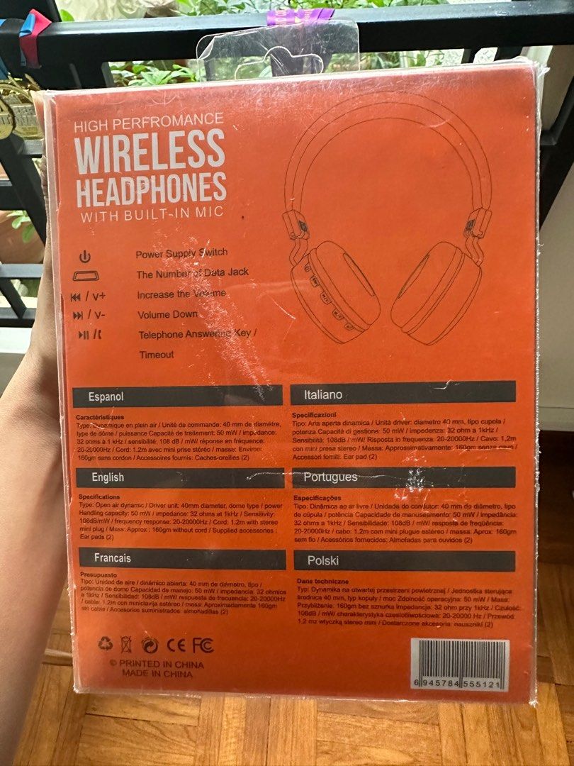 JBL MS881A Wireless Headphones, Audio, Headphones & Headsets on Carousell