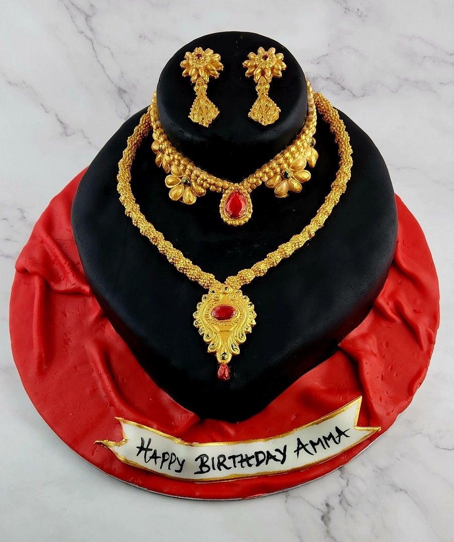 21St Vintage Jewellery Birthday Cake - CakeCentral.com