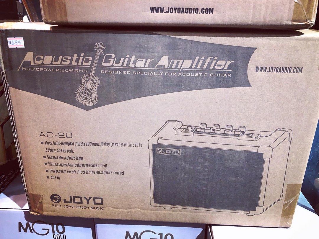 Joyo AC-20 20W Acoustic Guitar Amp Portable Speaker Amplifier With DSP ...