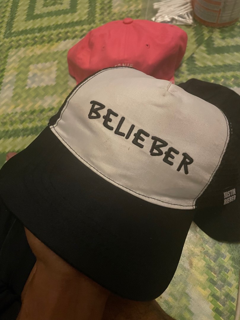 Justin Bieber trucker cap Men s Fashion Watches Accessories