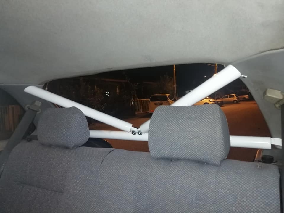 K Bar custom Satria , KBar Cermin Belakang Satria ,Safety Bar