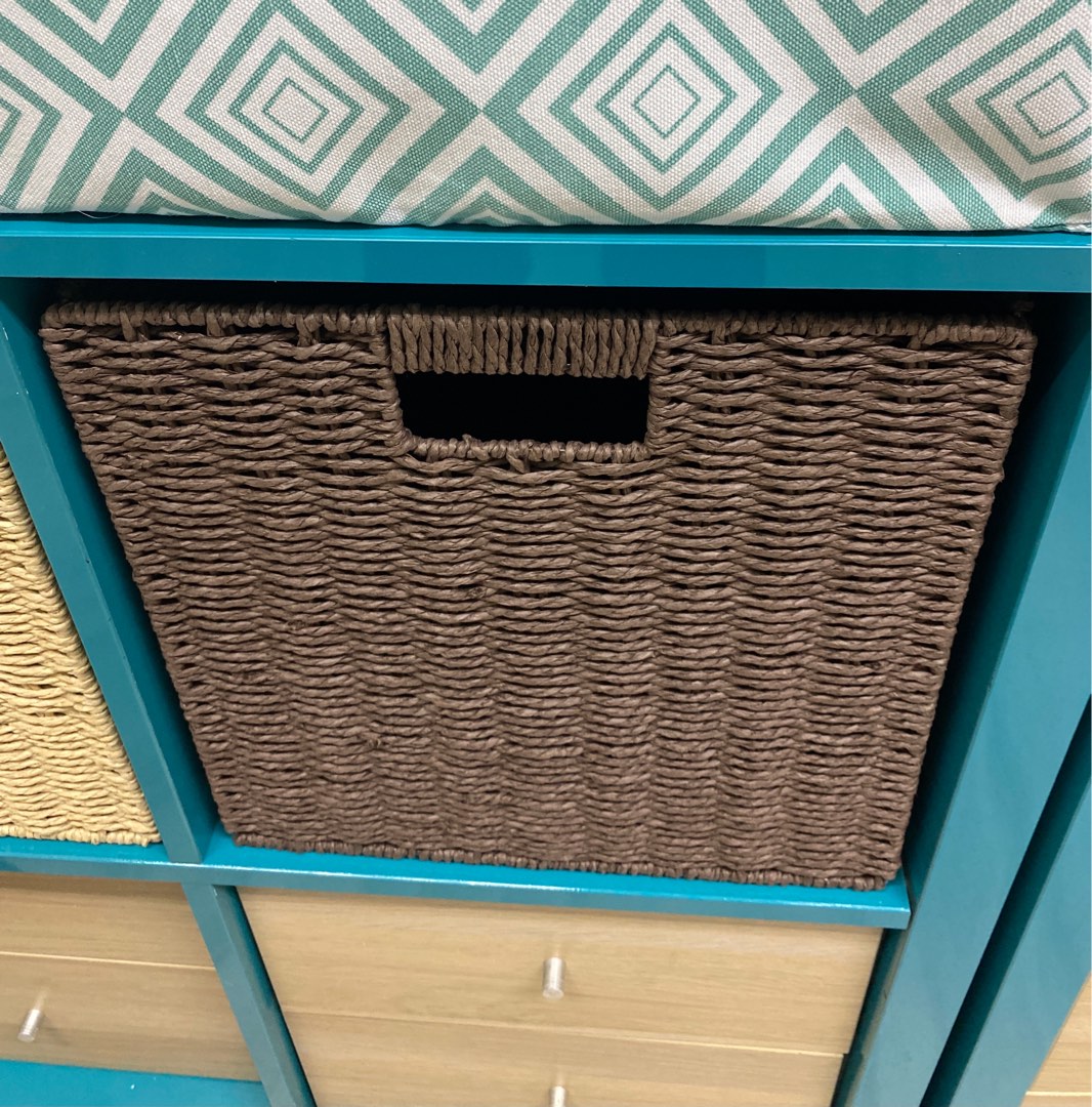 Kallax Ikea shelf insert storage basket, Furniture & Home Living, Home