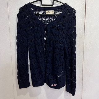 Knitted cardigan button down