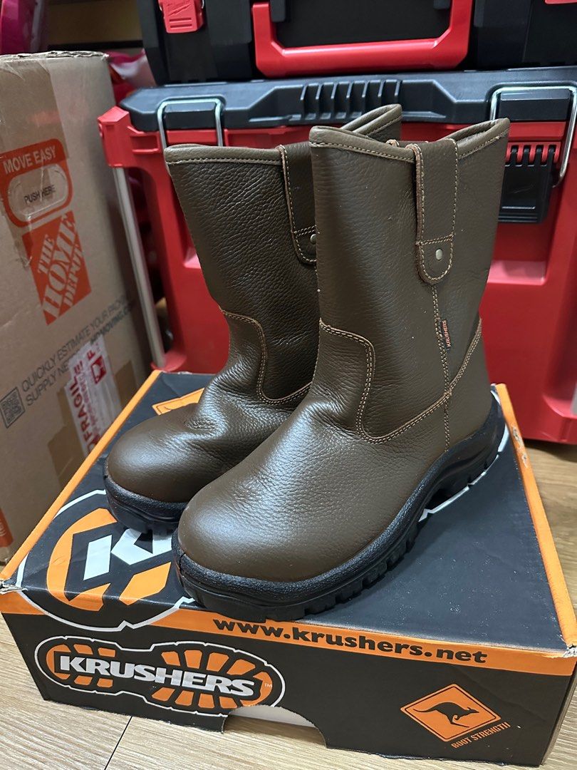 Krushers Safety Boots, Men's Fashion, Footwear, Boots on Carousell