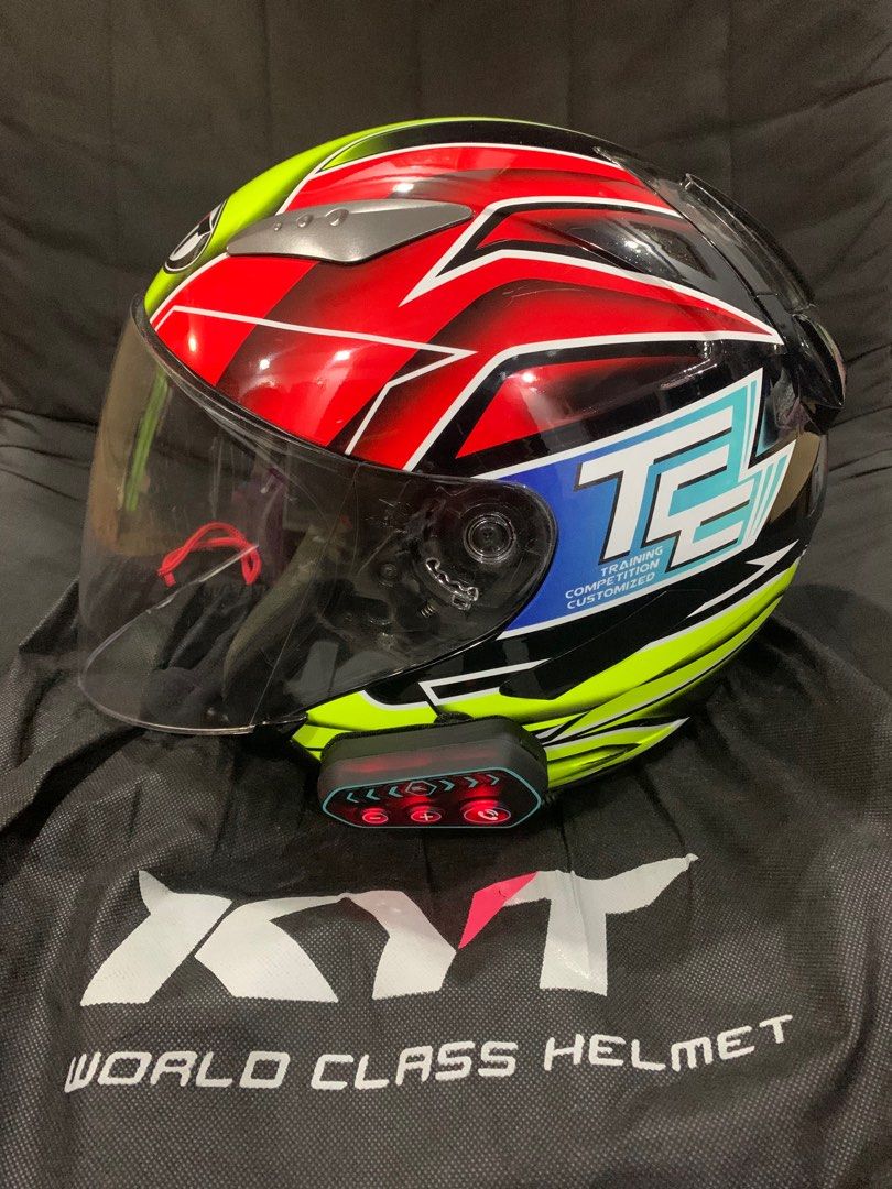 KYT Helmet Size L With the New Bluetooth ( PSB Approved
