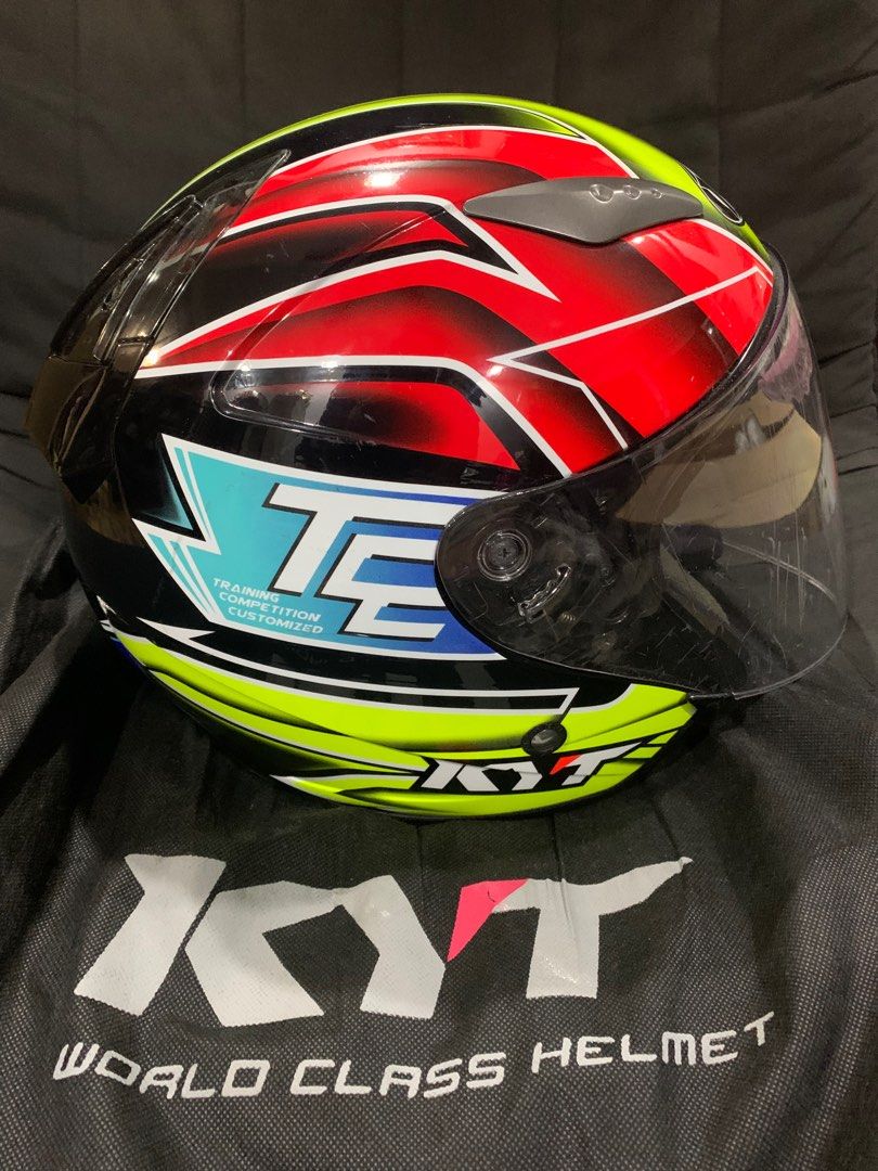 KYT Helmet Size L With the New Bluetooth ( PSB Approved