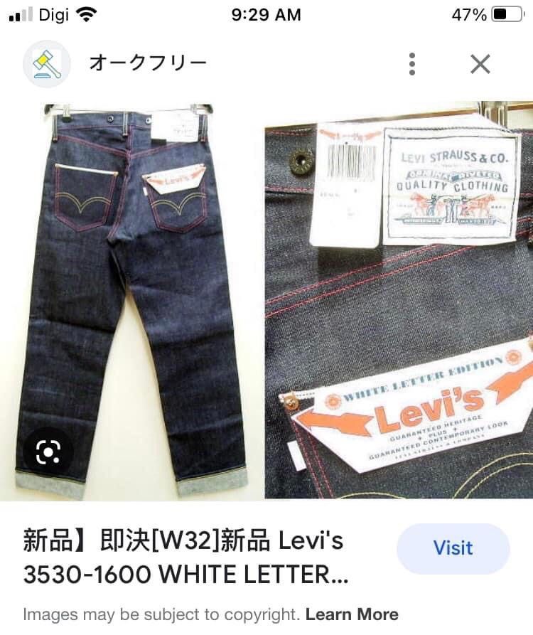 Levi Strauss & Co. Jeans Good used condition. Waist 29 and Length