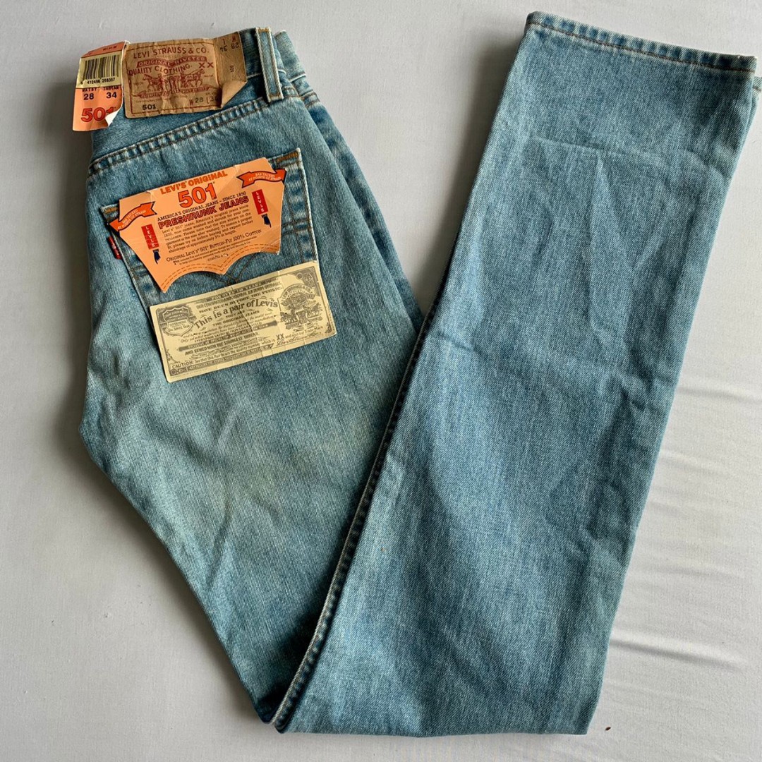 Levis 501 Jeans / XS-25 Deadstock Levis With Tags Medium Wash