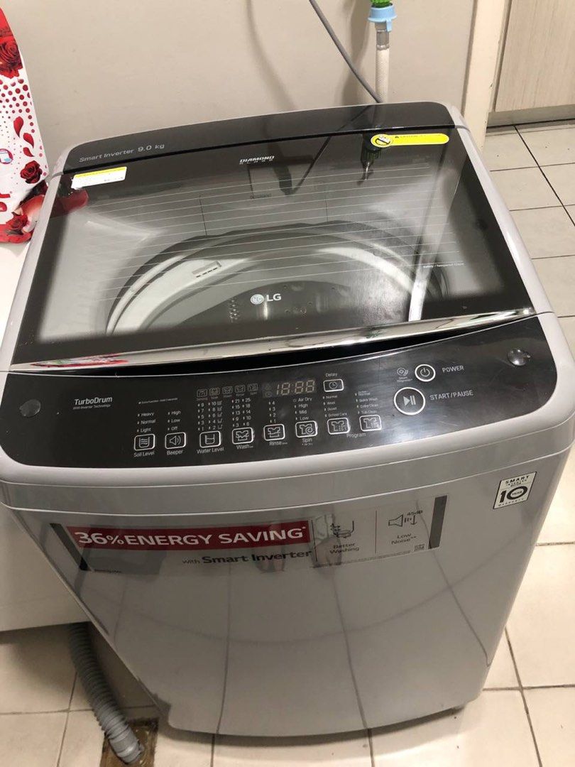 LG washing machine 10kg, TV & Home Appliances, Washing Machines and
